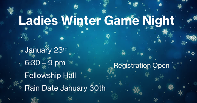 Ladies Winter Game Night