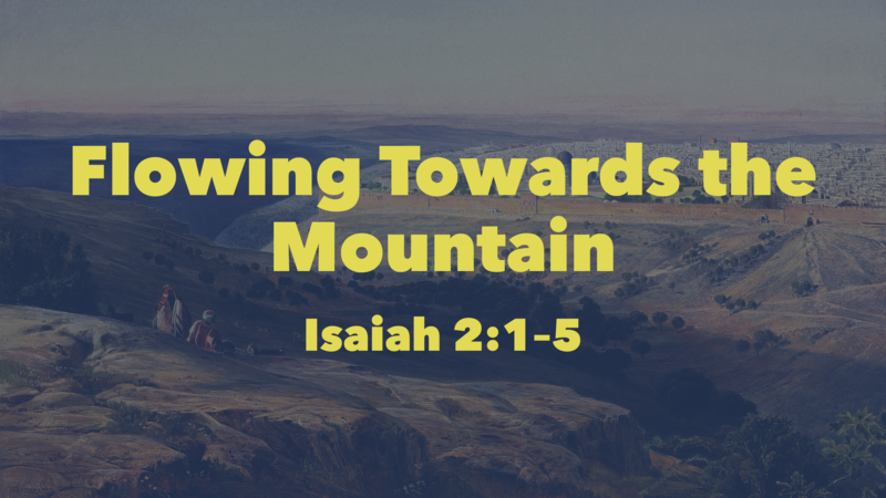 Flowing Towards the Mountain