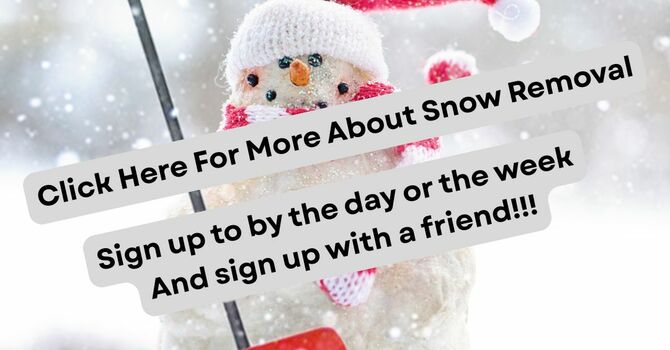 Snow Removal at Covenant!