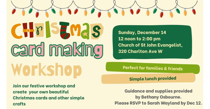 Christmas Card Making Workshop
