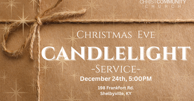 Christmas Eve Candlelight Service image