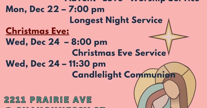 Advent and Christmas Services image
