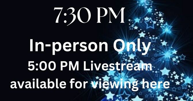 Christmas Eve 7:30 PM