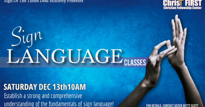 Sign Language Class
