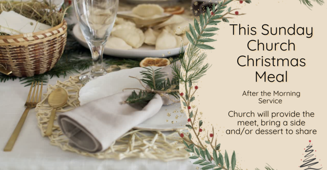 Church Christmas Meal