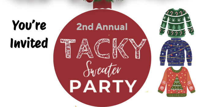 Tacky Sweater Party - Family Promise Winchester Area image