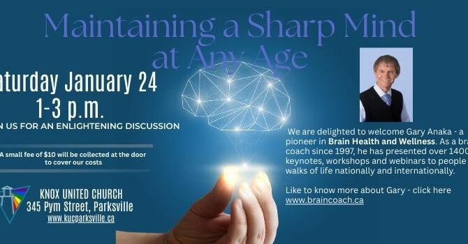 Maintaining a Sharp Mind at Any Age (L)