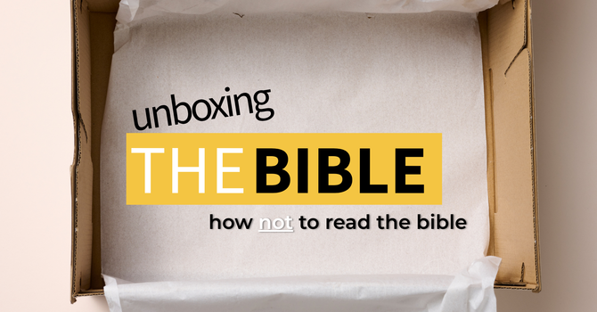 Unboxing the Bible: A Game of Telephone (Reading as ...