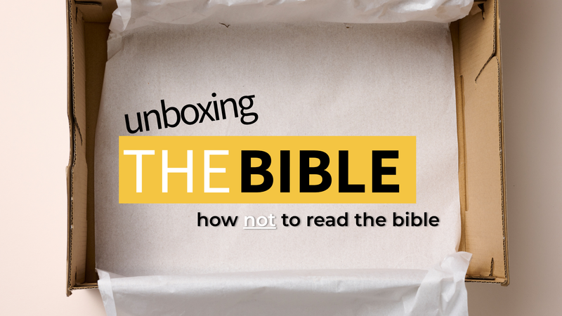 Unboxing the Bible: What’s in the Box (and What’s Ju...