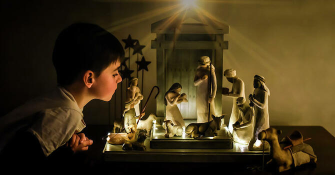 Stooping Down into Christmas