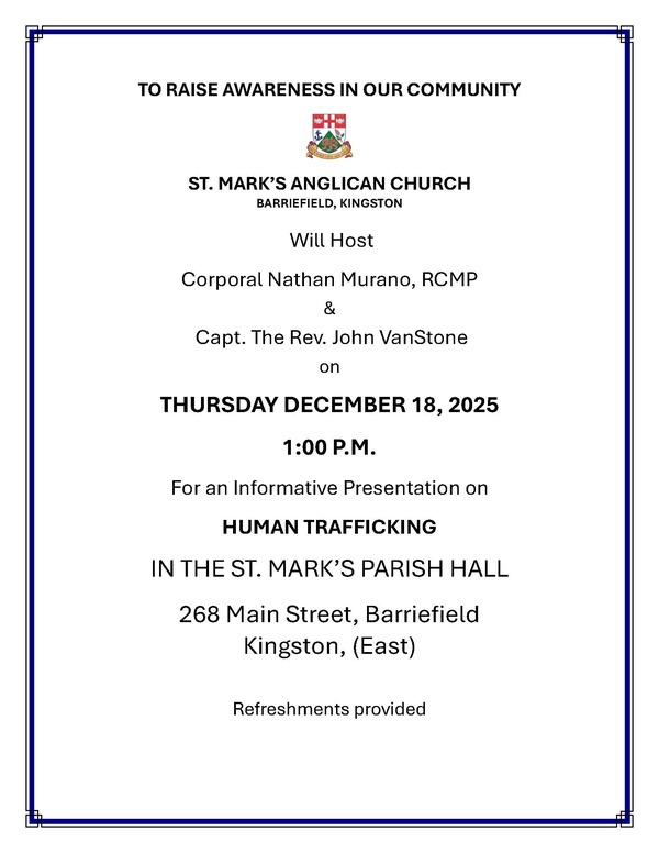 Presentation on Human Trafficking