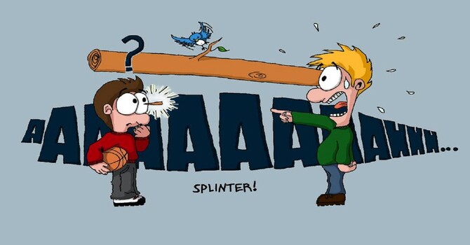 Peacemakers Get the Log Out of Our Own Eye