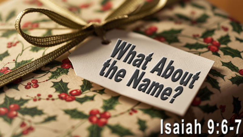 What about the name?