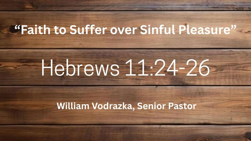 Faith to Suffer Over Sinful Pleasure