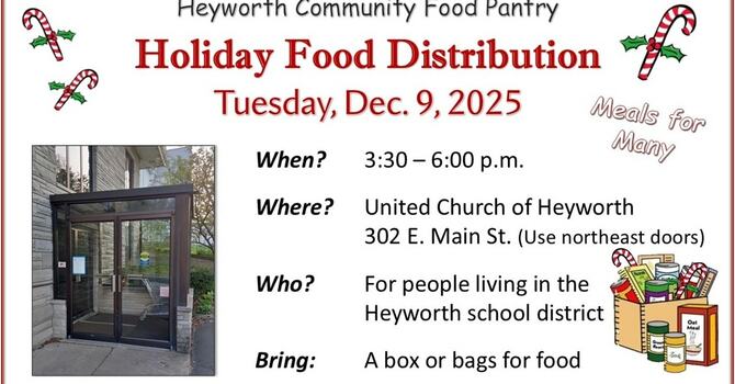 December 2025 Food Pantry Distribution
