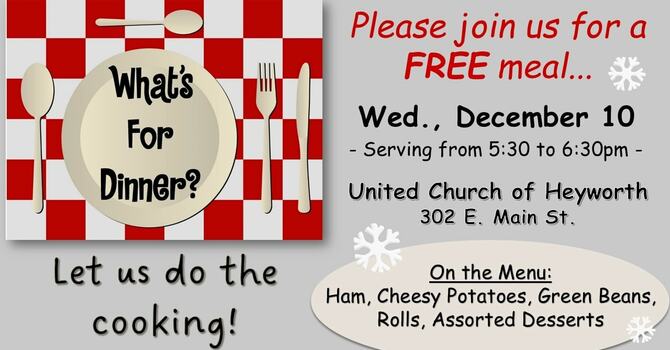 December 2025 Community Meal