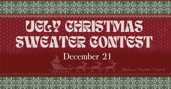 Ugly Christmas Sweater Contest