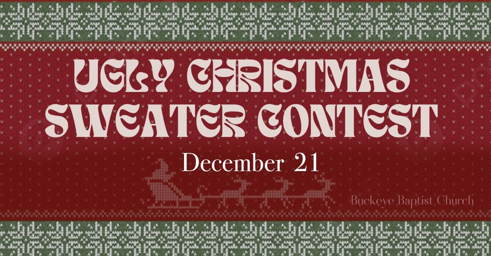 Ugly Christmas Sweater Contest