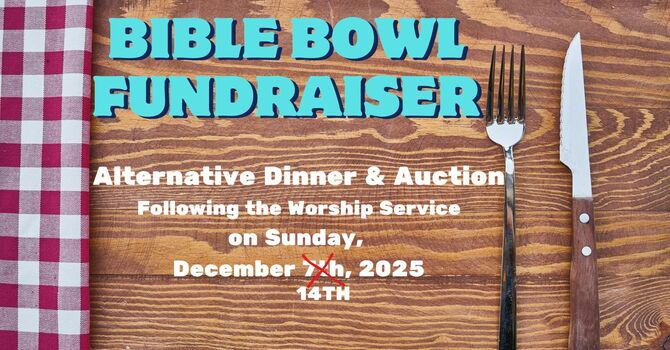 Bible Bowl Fundraiser