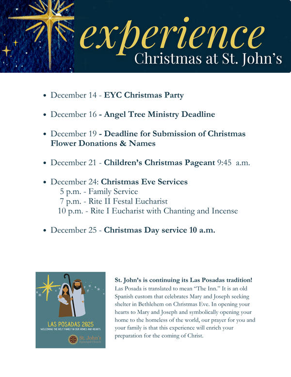 Advent & Christmas at St. John's