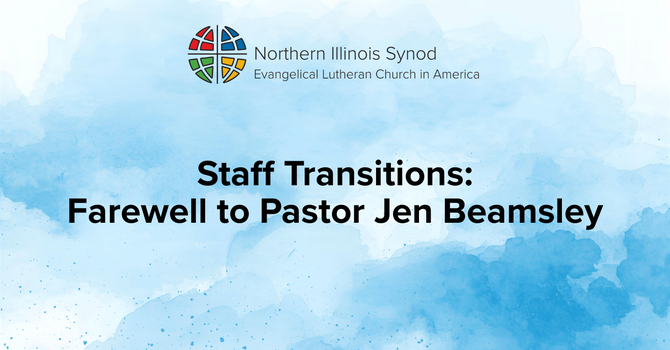 Staff Transition: Farewell to Pastor Jen Beamsley image