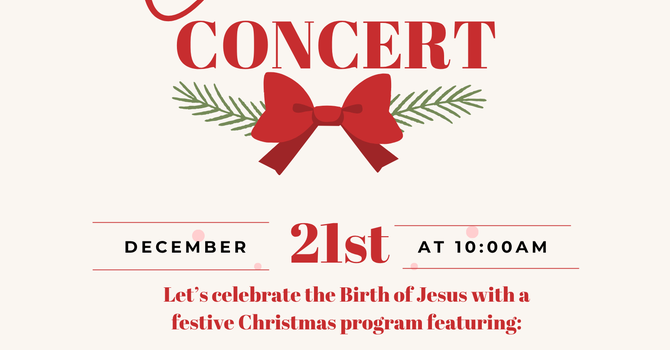 2025 Christmas Program! image