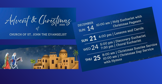 Advent and Christmas Services at St John's