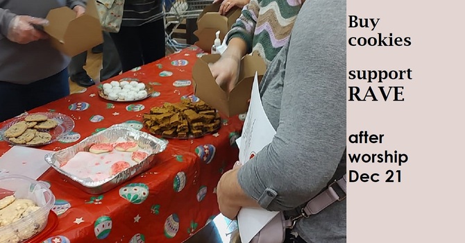 Get home baked cookies to support RAVE