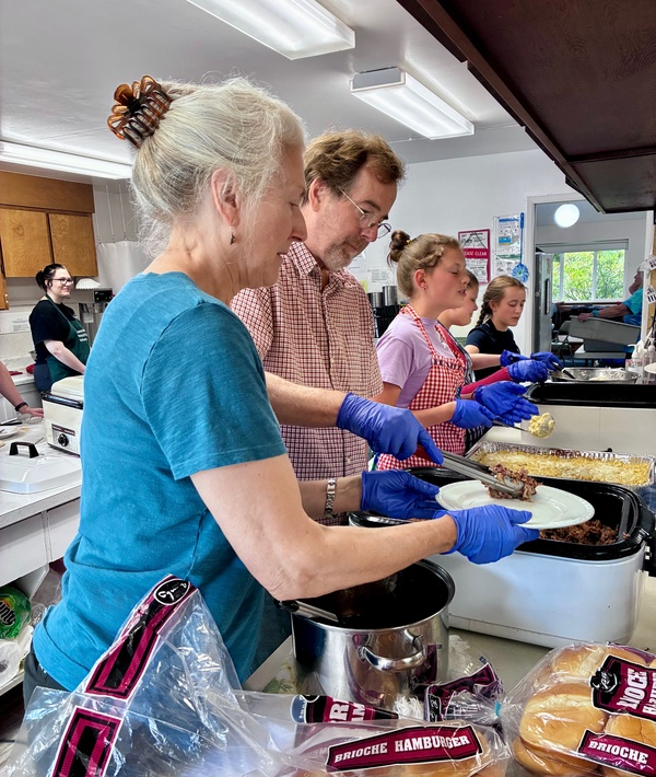 Serving at the Suquamish Community Kitchen