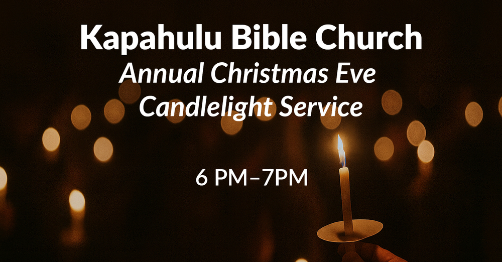 Annual Christmas Eve Candlelight Service