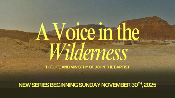 A Voice in the Wilderness