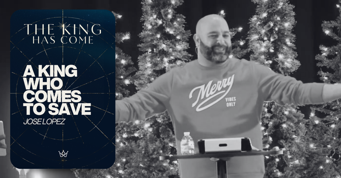 A KING WHO COMES TO SAVE