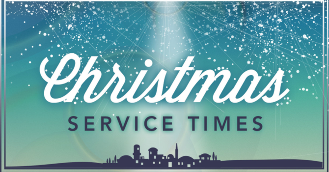 Christmas Schedule image