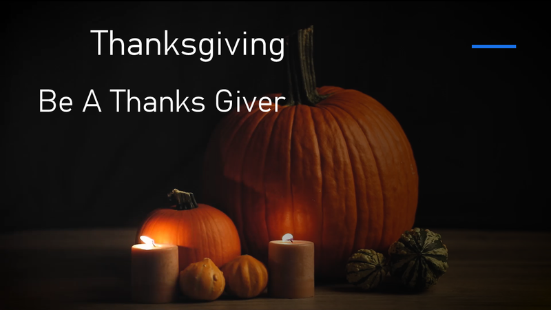 Thanksgiving Eve Service