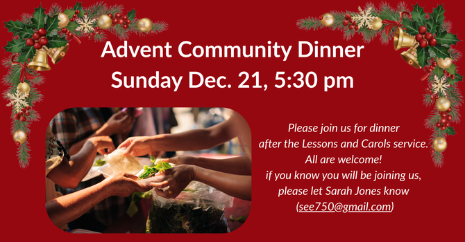 Advent Community Dinner 