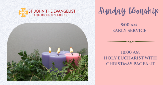 Worship for Sunday, December 14, 2025