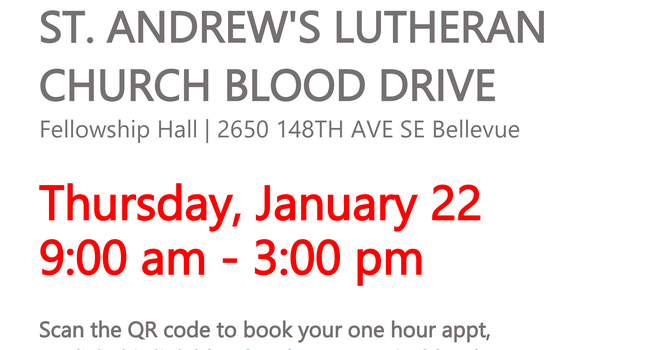 Blood Drive for Bloodworks NW
