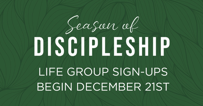 LIFE GROUP SIGN-UPS