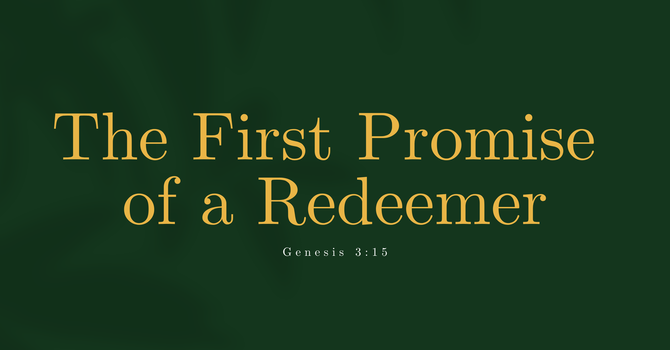The First Promise of a Redeemer