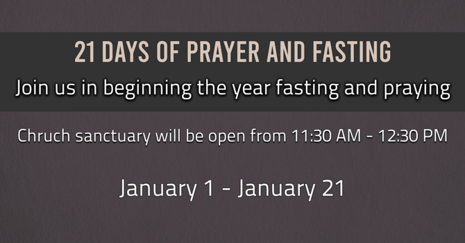 21 days of prayer and fasting
