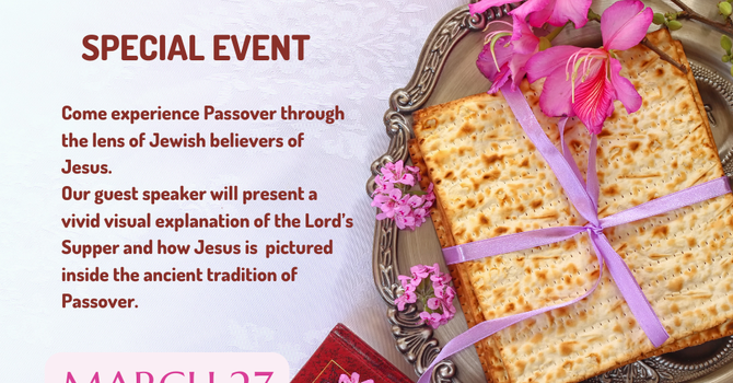 Passover Special Event