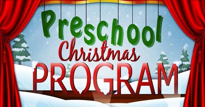 Preschool Christmas Performances