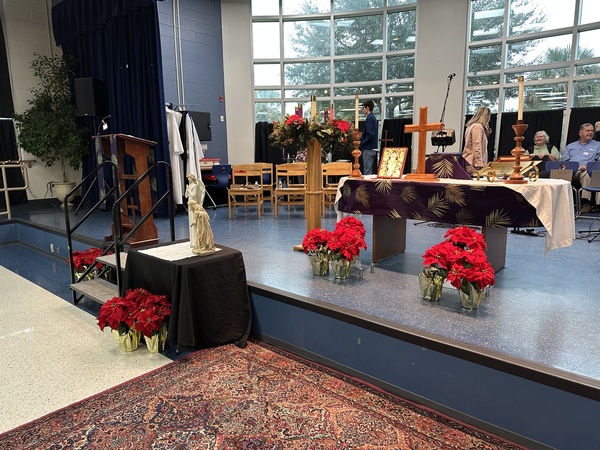 Altar Flowers December 7, 2025