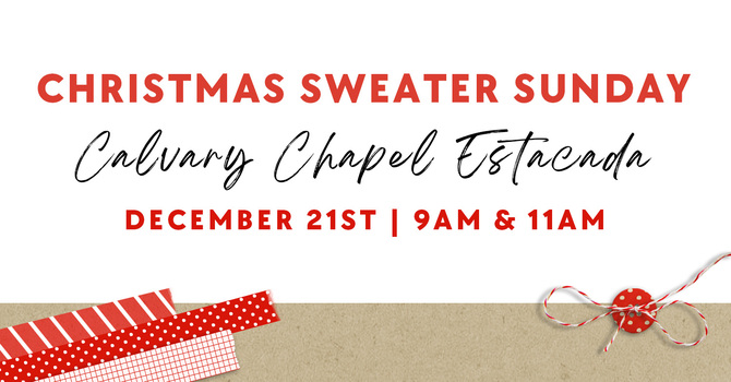 Christmas Sweater Sunday