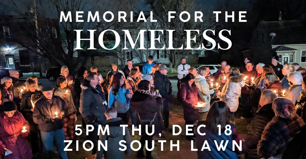 Homeless Memorial Service