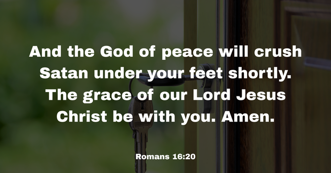 Romans 16:20 image