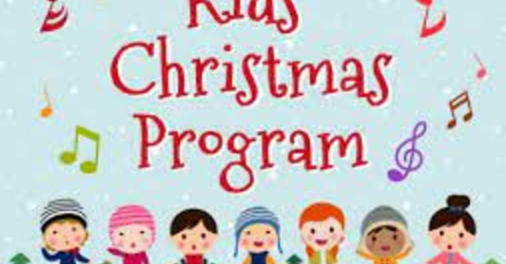 Kids and Youth Christmas Program