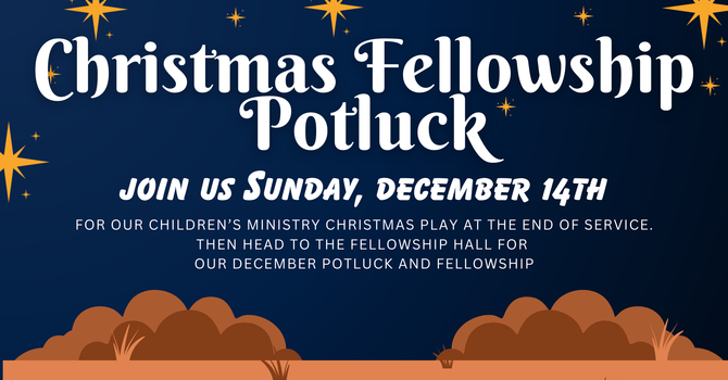 Christmas Kids play and Potluck
