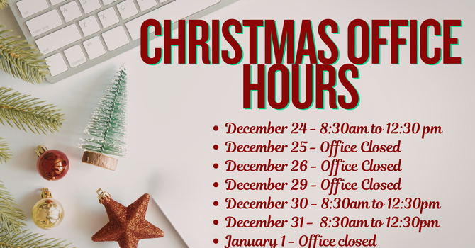 Office Holiday Closure