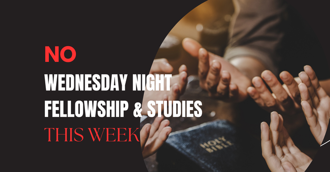 No Wednesday Events This Week